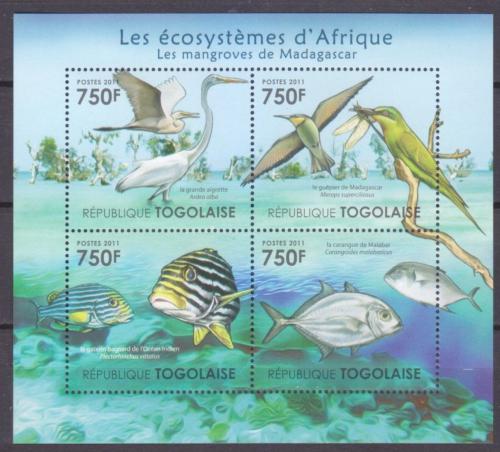 Poštovní známky Togo 2011 Fauna madagaskarských mangrovníkù Mi# 4157-60 Kat 12€
