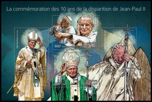 Potovn znmky Togo 2015 Pape Jan Pavel II. Mi# 6937-40 Kat 14 - zvtit obrzek