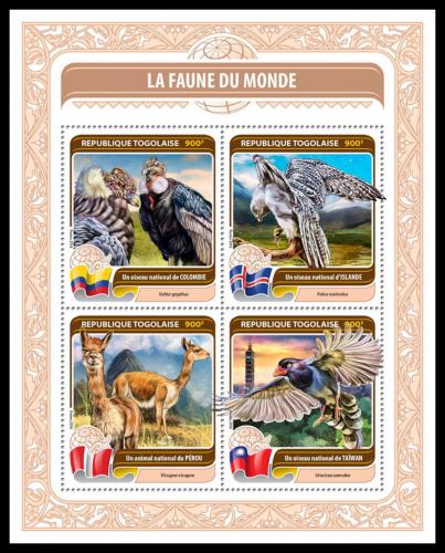 Potovn znmky Togo 2016 Fauna svta Mi# 7599-7602 Kat 14 - zvtit obrzek