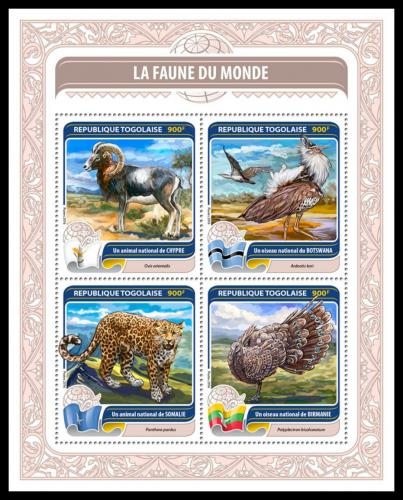 Potovn znmky Togo 2016 Fauna svta Mi# 7694-97 Kat 14 - zvtit obrzek