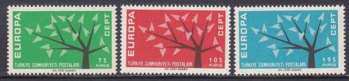 Poštovní známky Turecko 1962 Evropa CEPT Mi# 1843-45
