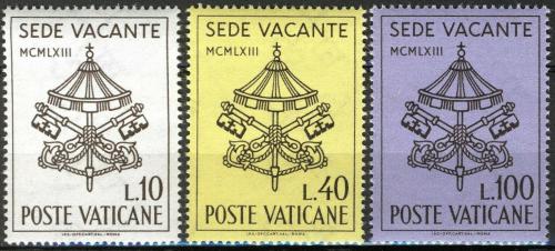 Poštovní známky Vatikán 1963 Znak papeže Mi# 429-31 