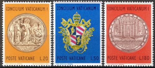 Poštovní známky Vatikán 1970 První vatikánský koncil, 100. výroèí Mi# 561-63