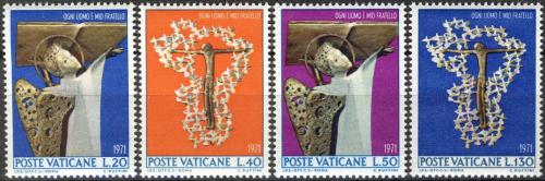 Poštovní známky Vatikán 1971 Boj proti rasové diskriminaci Mi# 577-80