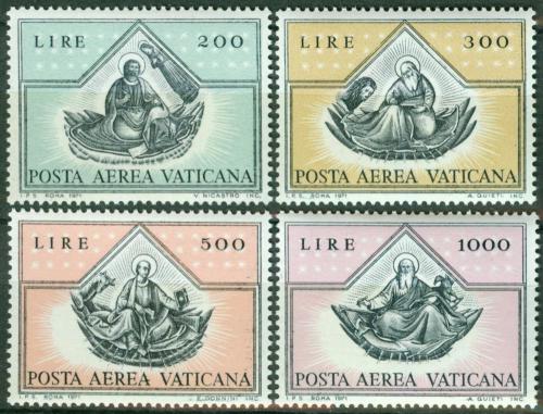 Poštovní známky Vatikán 1971 Fresky, Fra Angelico Mi# 590-93