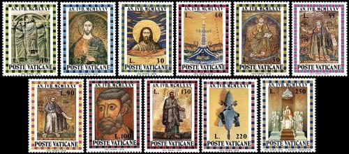 Poštovní známky Vatikán 1974 Svatý rok 1975 Mi# 646-56 