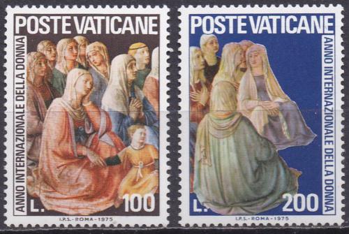 Poštovní známky Vatikán 1975 Fresky, Fra Angelico Mi# 670-71