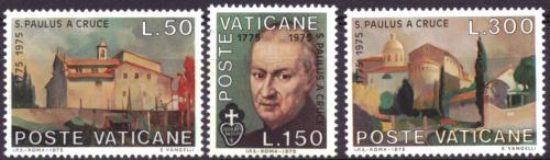 Poštovní známky Vatikán 1975 Pavel od Køíže Mi# 672-74