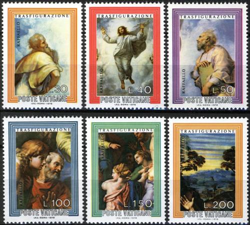 Poštovní známky Vatikán 1976 Umìní, Raffael Mi# 683-88