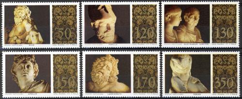 Poštovní známky Vatikán 1977 Sochy Mi# 705-10