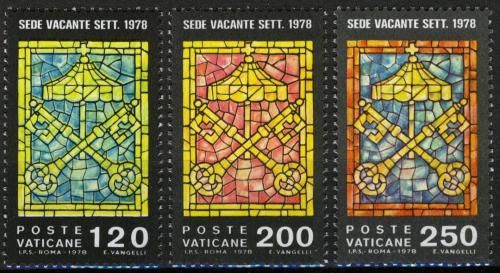Poštovní známky Vatikán 1978 Erb papeže Mi# 729-31