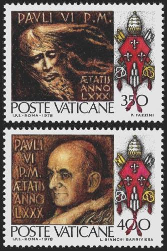 Poštovní známky Vatikán 1978 Umìní Mi# 718-19