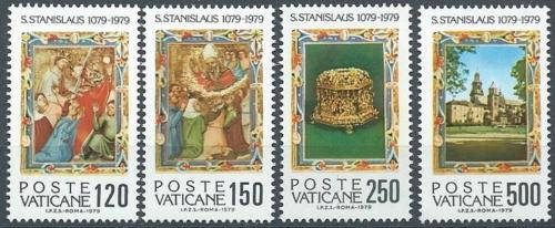 Poštovní známky Vatikán 1979 Umuèení svatého Stanislava Mi# 739-42