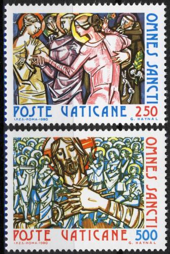 Poštovní známky Vatikán 1980 Slavnost Všech svatých Mi# 775-76