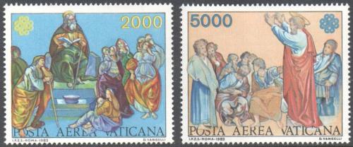 Poštovní známky Vatikán 1983 Umìní, Svìtový rok komunikace Mi# 842-43 Kat 7€
