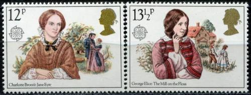 Poštovní známky Velká Británie 1980 Evropa CEPT, osobnosti Mi# 841-42
