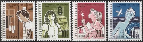 Poštovní známky Západní Berlín 1960 Prázdniny Mi# 193-96