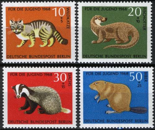 Poštovní známky Západní Berlín 1968 Fauna Mi# 316-19