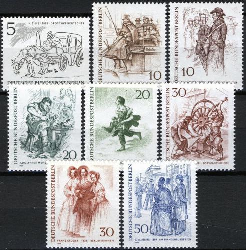 Poštovní známky Západní Berlín 1969 Berlíòané Mi# 330-37