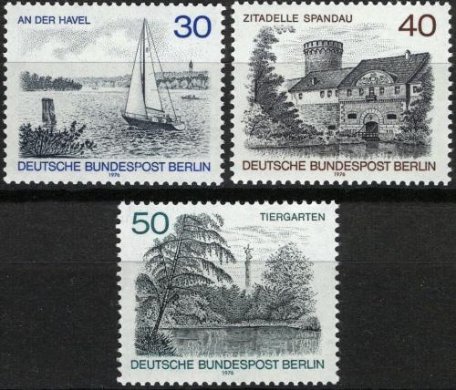 Poštovní známky Západní Berlín 1976 Berlín Mi# 529-31