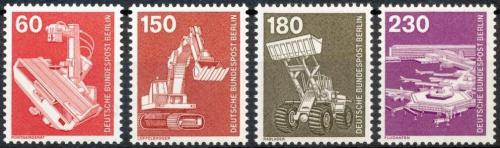 Poštovní známky Západní Berlín 1978-79 Prùmysl a technika Mi# 582-86 Kat 10€ 