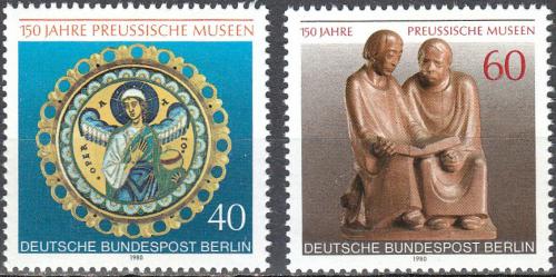 Poštovní známky Západní Berlín 1980 Pruské muzeum Mi# 625-26