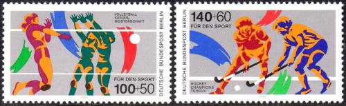 Potovn znmky Zpadn Berln 1989 Sport Mi# 836-37 Kat 7