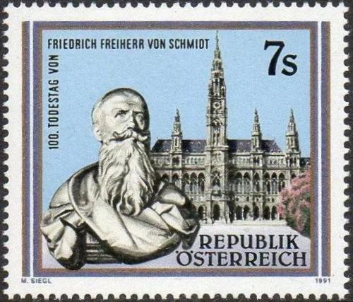 Rakousko 1991 Friedrich Freiherr von Schmidt Mi# 2016