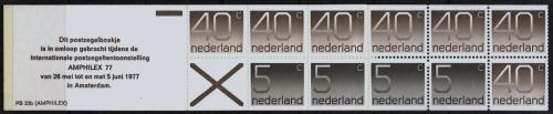 Sešitek Nizozemí 1977 Nominál, AMPHILEX Mi# MH 24