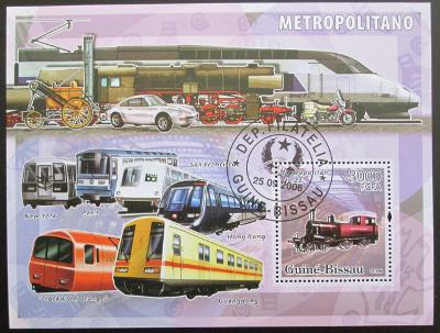 Poštová známka Guinea-Bissau 2006 Mestská doprava Mi# 3384