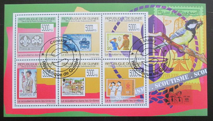 Poštovní známky Guinea 2009 Skauting Mi# 7072-77 Kat 12€