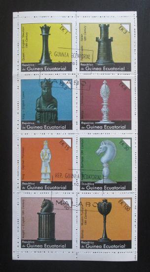 Poštovní známky Rovníková Guinea 1976 Šachové figurky
