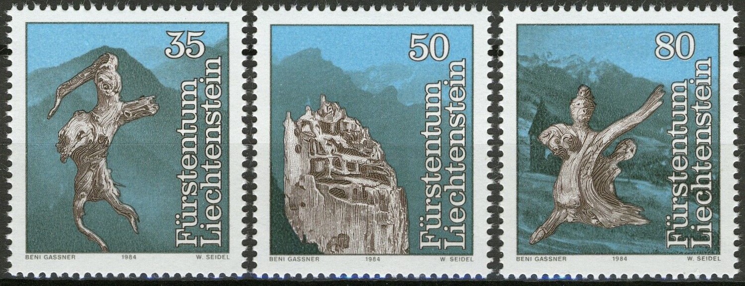 Potovn znmky Lichtentejnsko 1984 Pohdky Mi# 843-45